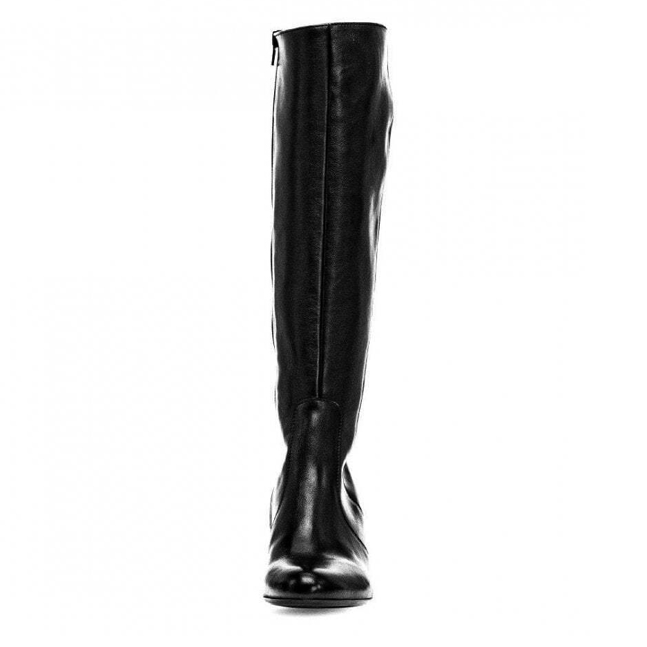 Slim leg sale black boots